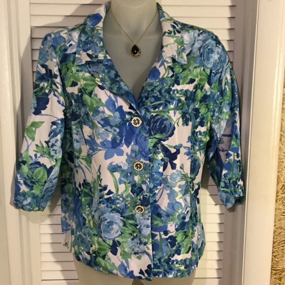 Southern Lady light spring jacket, XL 3/4 sleeves - Picture 1 of 6